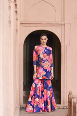 Blue Moroccan Highlight Sharara