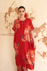 Red Moroccan Oversize Set