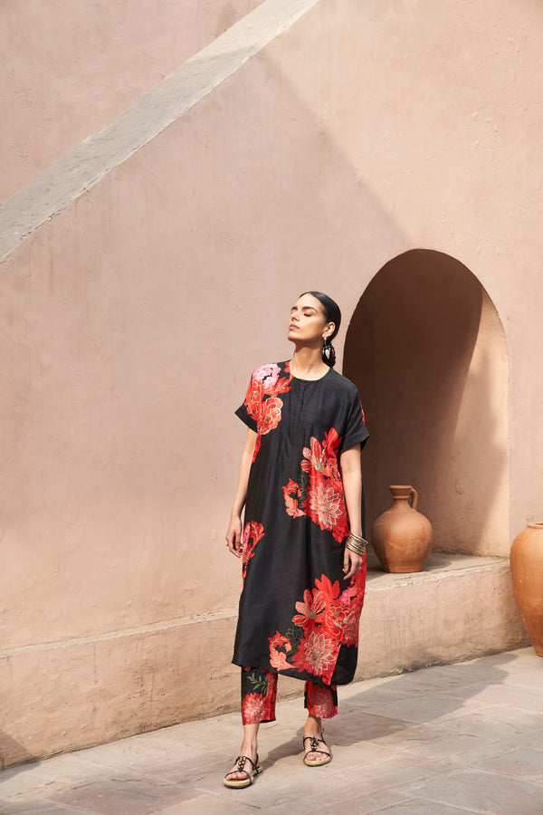 Black Moroccan Oversize Set