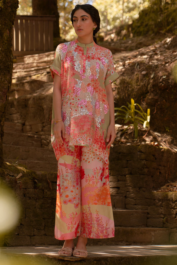 Divya Bopanna in Green Cardinal Co Ord Set