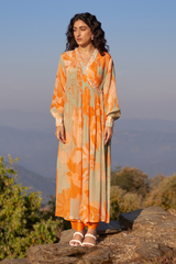 Cosmos Wrap Kurta set