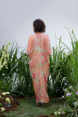 Diana Penty in Green Shimmer Wildflower Cowl Kaftan