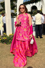 Kompal Matta Kapoor in Dahlia Halter Neck Sharara
