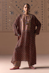 Mehrun Katha Crepe Tunic Set