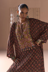 Mehrun Katha Crepe Tunic Set