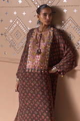 Mehrun Katha Crepe Tunic Set