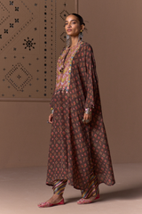 Mehrun Katha Crepe Tunic Set