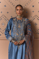 Neel Mehr Suit Set | Embroidered Designer Suit