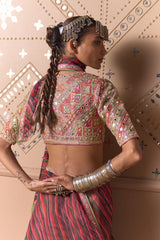 Gul Leher Saree