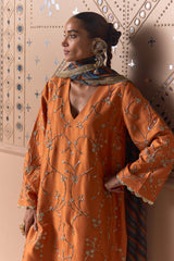 Kesari Jaal Suit Set