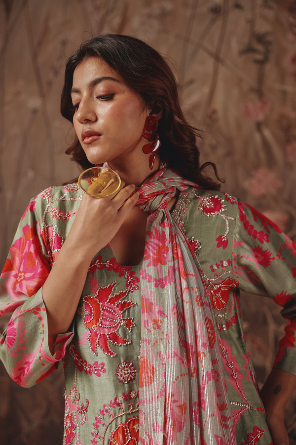 Mirage Meadow Sharara Set