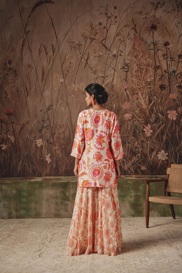 Wandering Petal Sharara Set