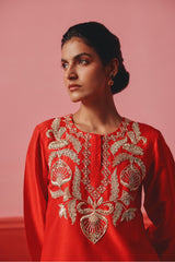 Crimson Sharara Set