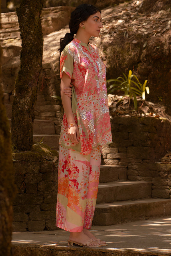 Divya Bopanna in Green Cardinal Co Ord Set