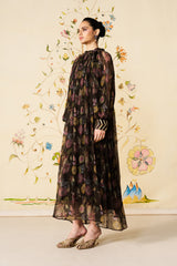 Midnight Flora Kaftan