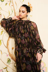 Midnight Flora Kaftan