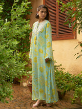Azure Maxi Kaftan