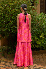 Kompal Matta Kapoor in Dahlia Halter Neck Sharara