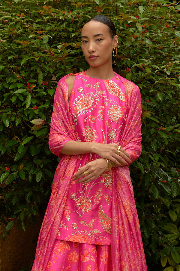 Prajakta Koli in Dahlia Halter Neck Sharara