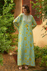 Azure Maxi Kaftan