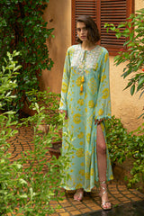 Azure Maxi Kaftan