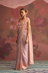 Blush Veil Saree