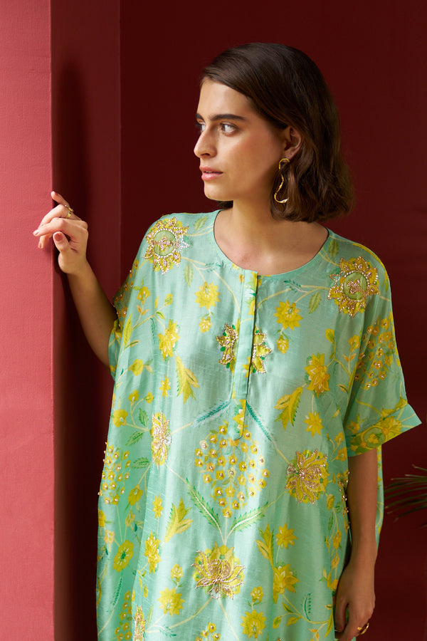 Azure Oversized Kurta Set