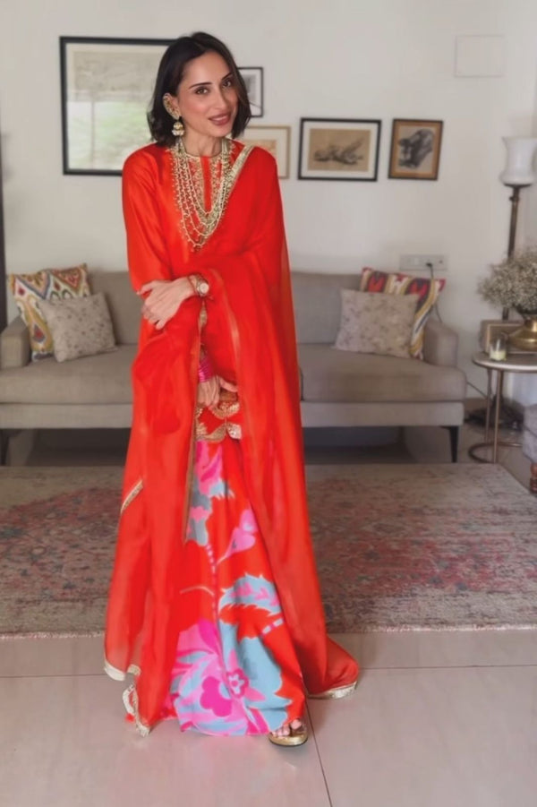 Amrita Thakur in Flash Sharara Set