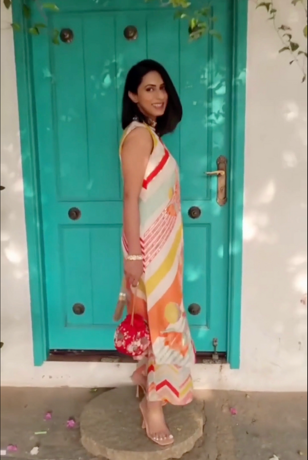 Pavitra Sagar In Our Floral Kurta Set