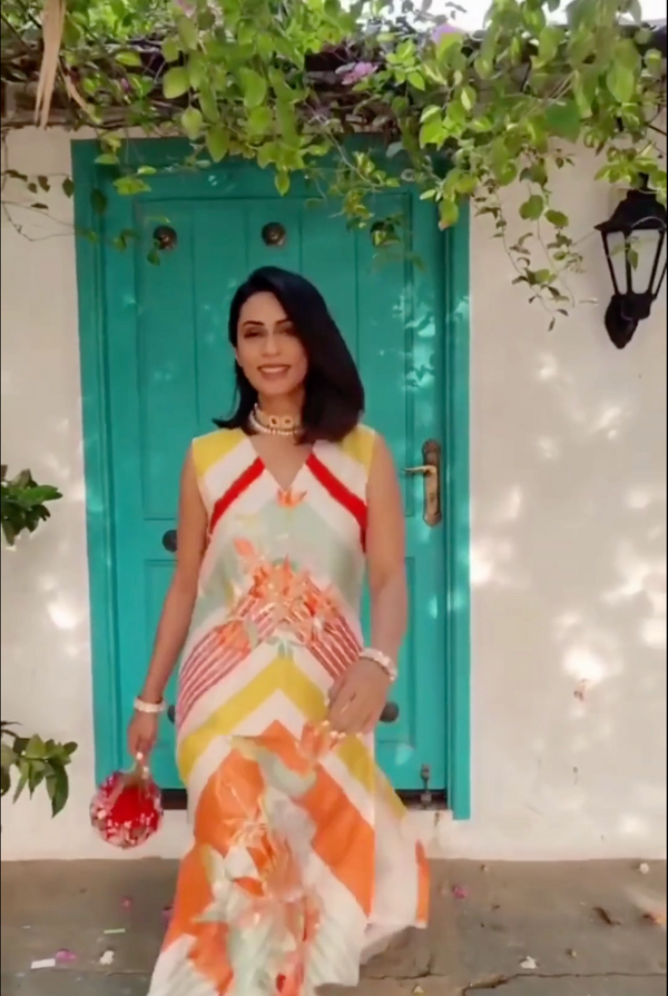 Pavitra Sagar In Our Floral Kurta Set