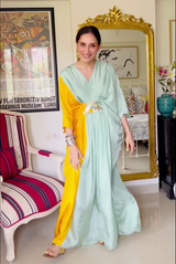 Amrita Thakur In Our Colour Block Breezy Kaftan