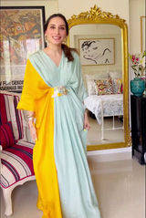 Amrita Thakur In Our Colour Block Breezy Kaftan