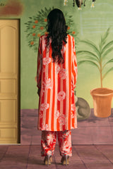 Scarlet Rhythm Kurta Set