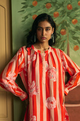 Scarlet Rhythm Kurta Set