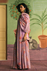 Lilac Garden Sharara Set