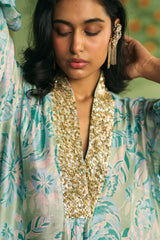 Aqua Reverie Kaftan
