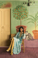 Aqua Reverie Kaftan