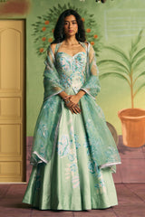 Celadon Bloom Lehenga Set