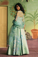 Celadon Bloom Lehenga Set