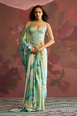 Mint Veil Saree