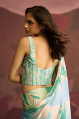 Mint Veil Saree