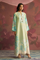 Sage Bloom Kaftan