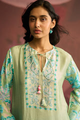 Sage Bloom Kaftan