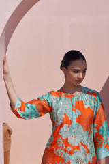 Orange Moroccan Highlight Sharara