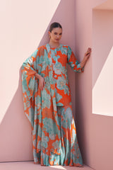 Orange Moroccan Highlight Sharara