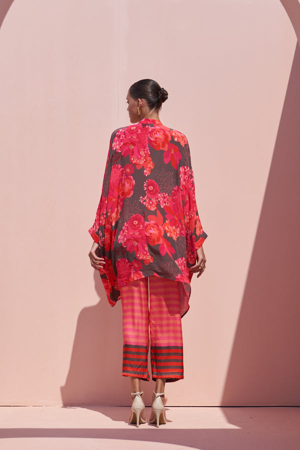 Brown Moroccan Coin Yoke Co-ord Set