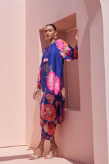 Blue Moroccan Organza Zar Set