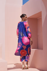 Blue Moroccan Organza Zar Set