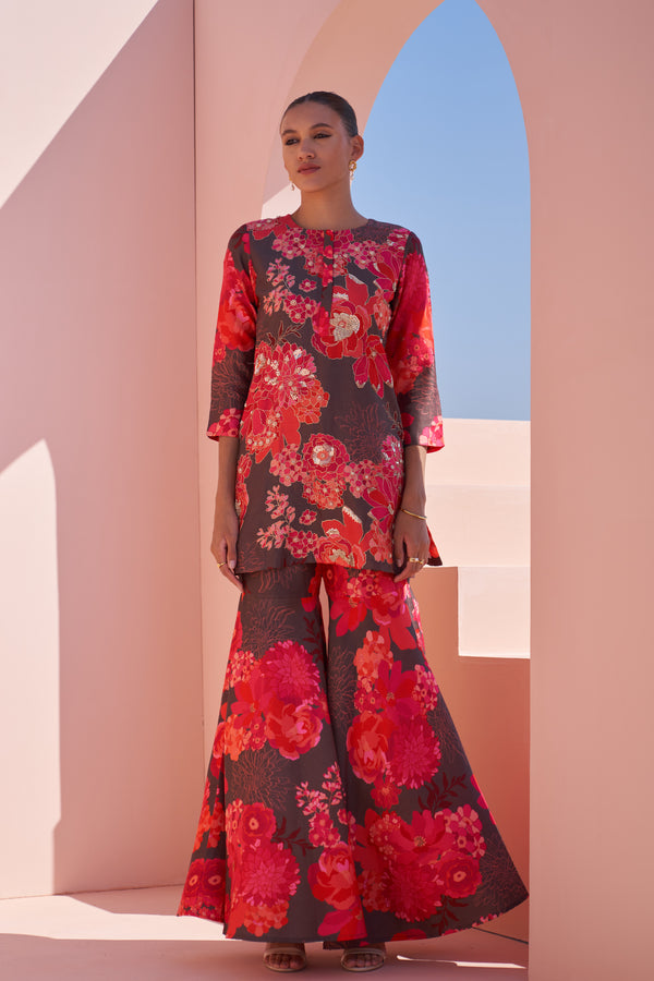 Brown Moroccan Highlight Sharara