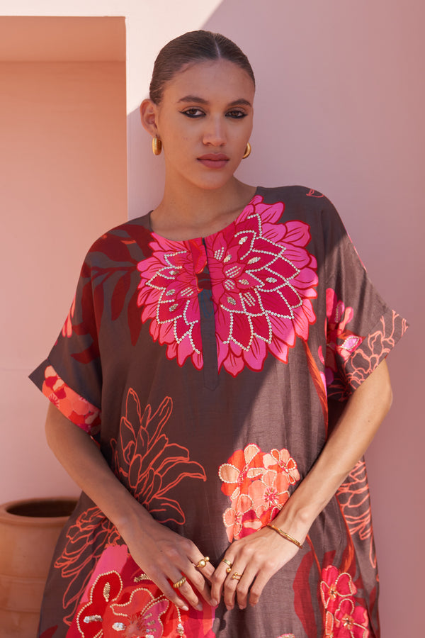 Brown All Over Moroccan Oversized Set